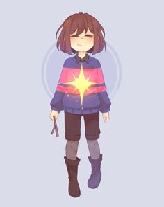 Images of frisk from undertale