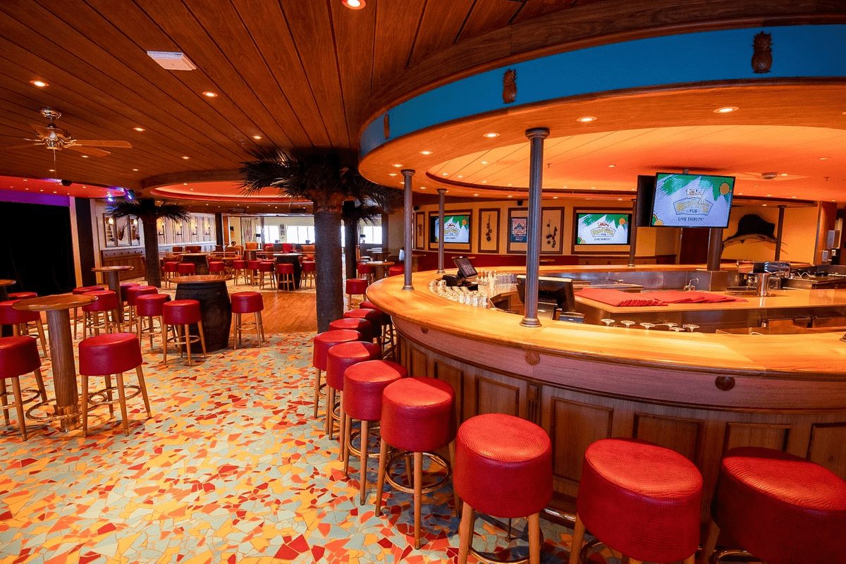 Carnival sunrise dining room and food