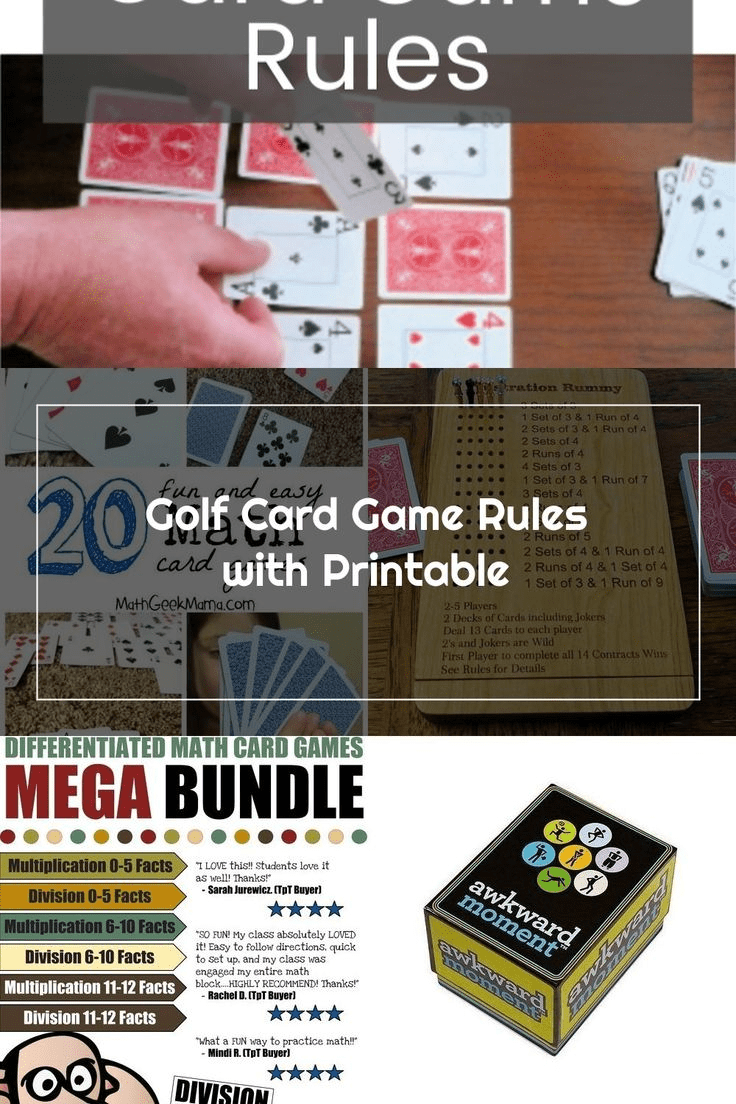 Golf card game rules 4 cards