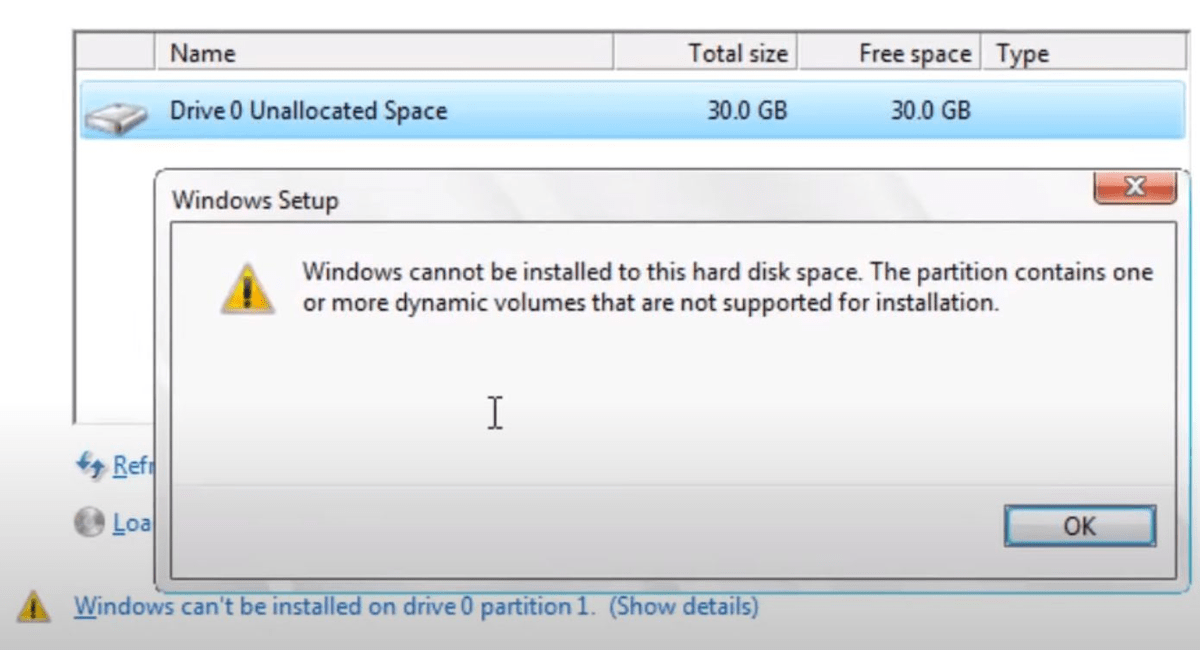 Your bootable usb drive cannot be created