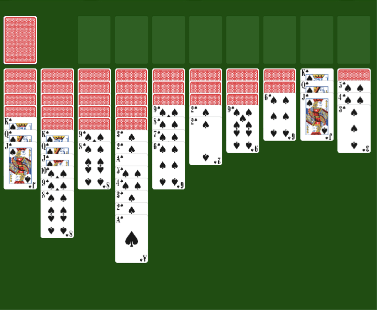 Spider solitaire online play