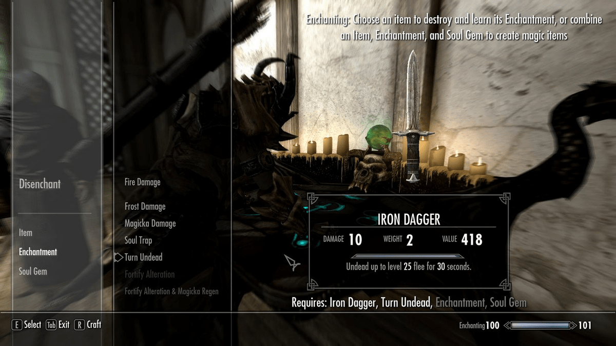 Sell items in skyrim