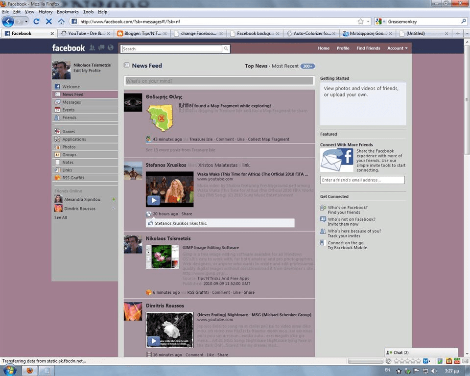 How to change background color in firefox