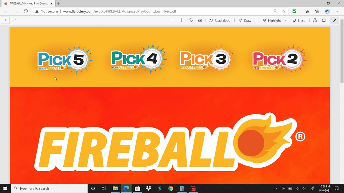 Florida lottery pick 2 pick 3