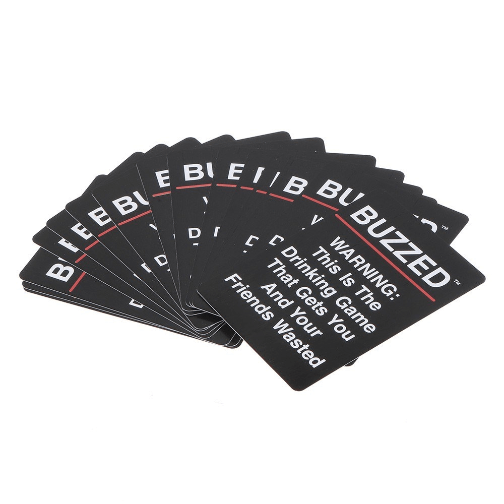 Buzzed drinking card game