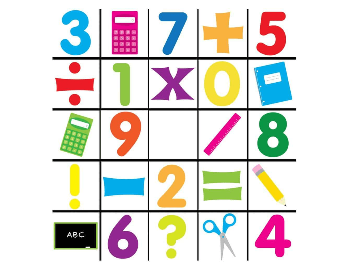 Bingo template for classroom