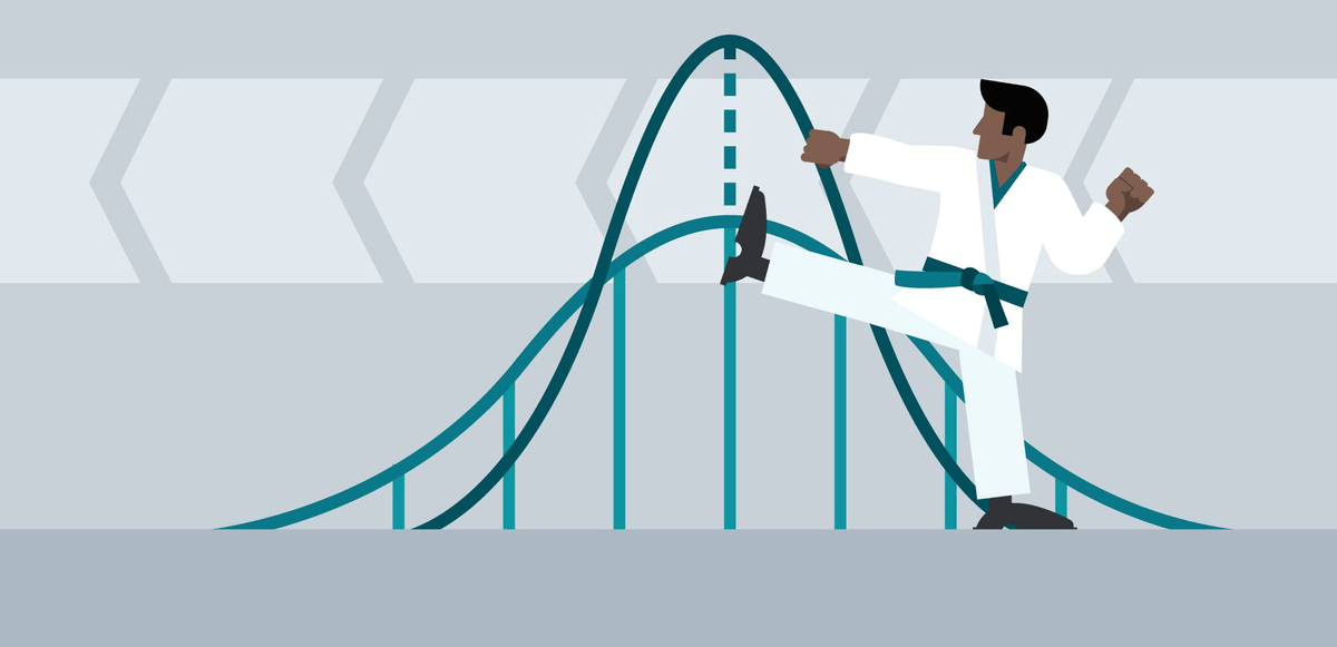 What does a high variance mean