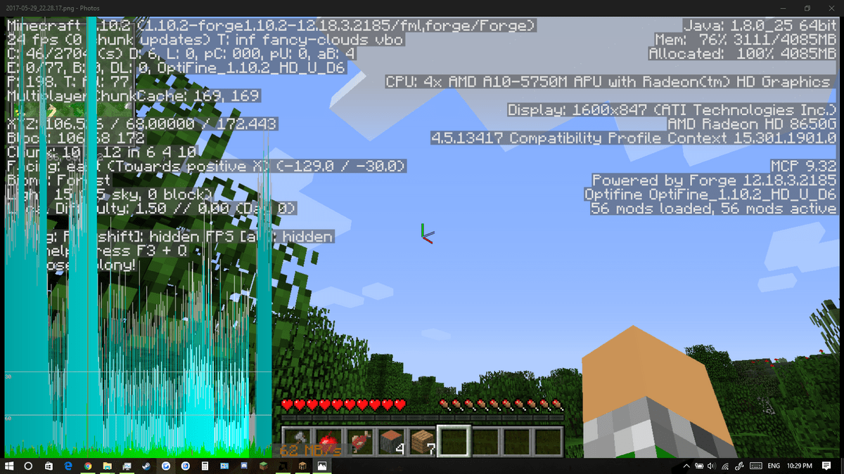 Minecraft lagging in single player