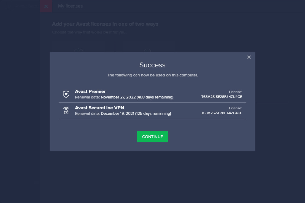 Licence vpn avast secureline