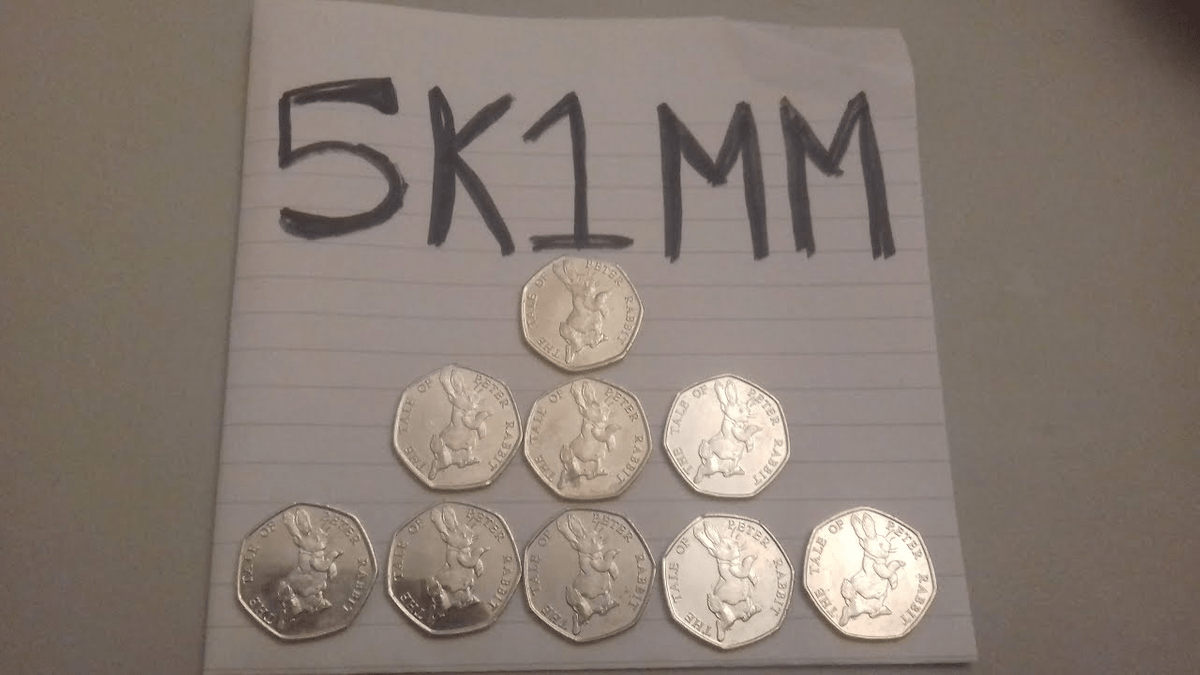 Brextix potter 50p coin collection