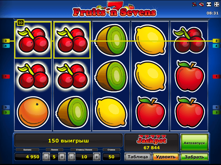 Slot machine fruits