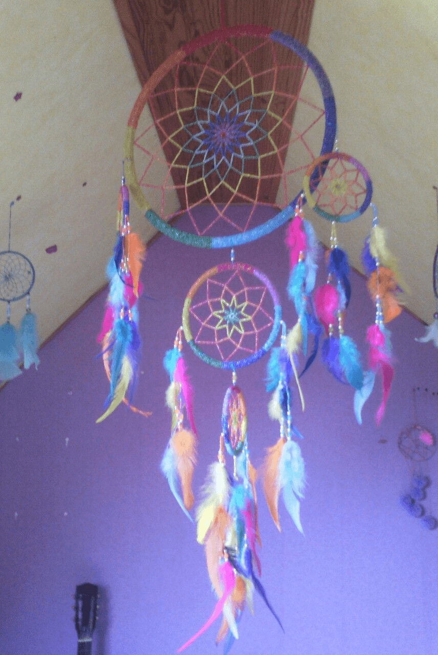 Dream catcher inspired bedroom