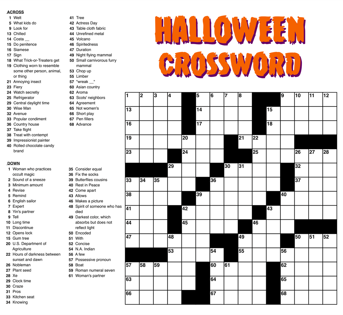 Free crossword online