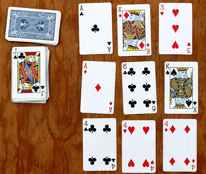 9 card golf card game rules