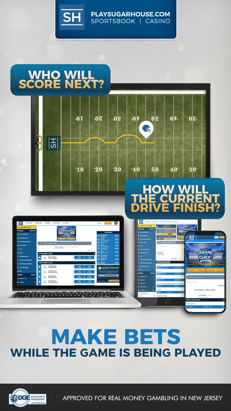 Sugarhouse sportsbook mobile app