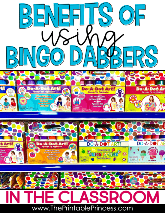 Bingo card dabber clipart