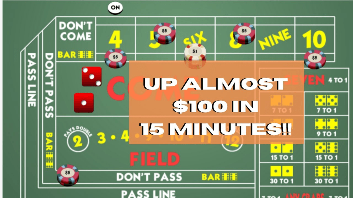 Aggressive craps betting chart