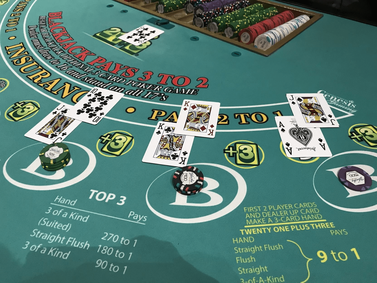 Blackjack table games