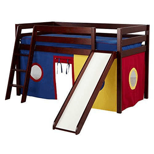 Red blue jackpot castle bed