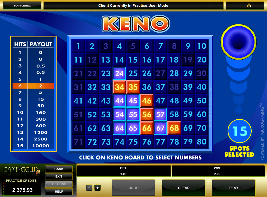 Ohio lottery keno odds and payouts