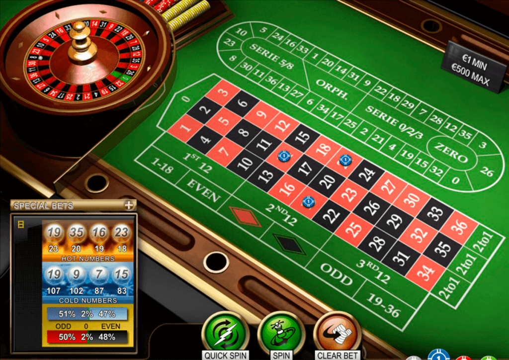 Roulette red or black odds