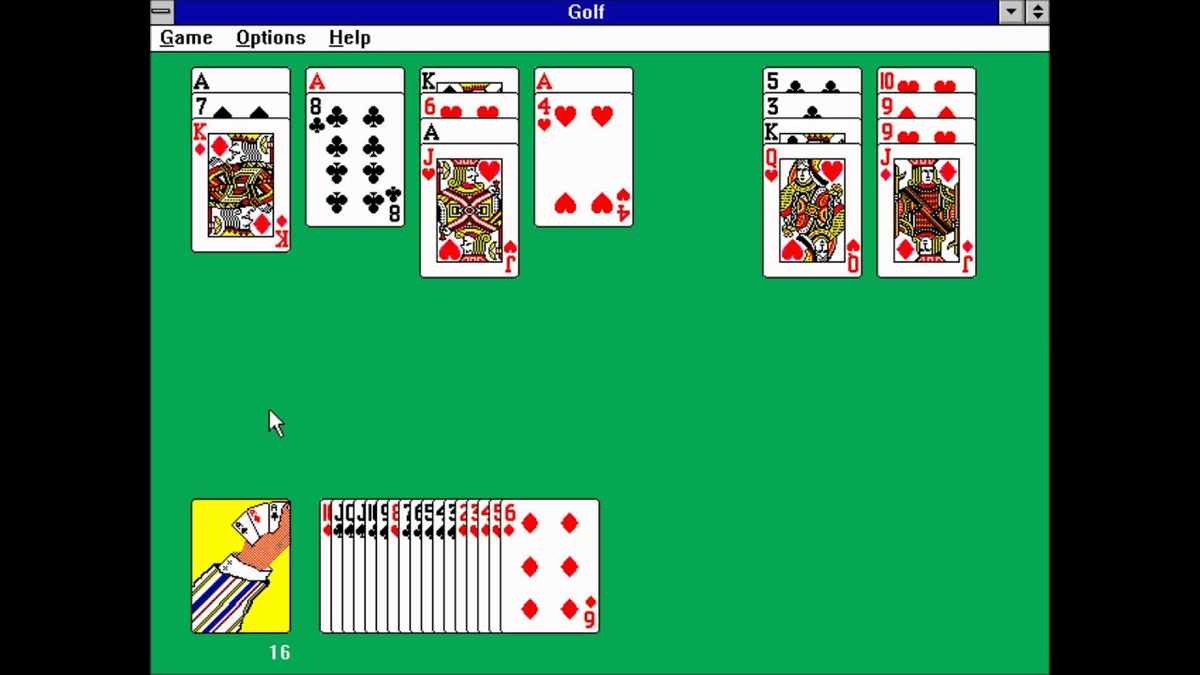 Play golf card game online free