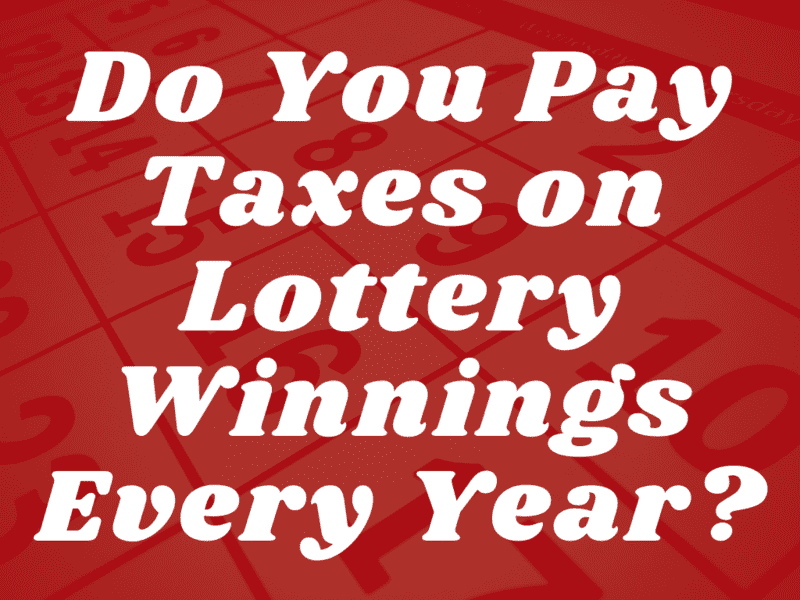 Do you pay taxes on blackjack winnings