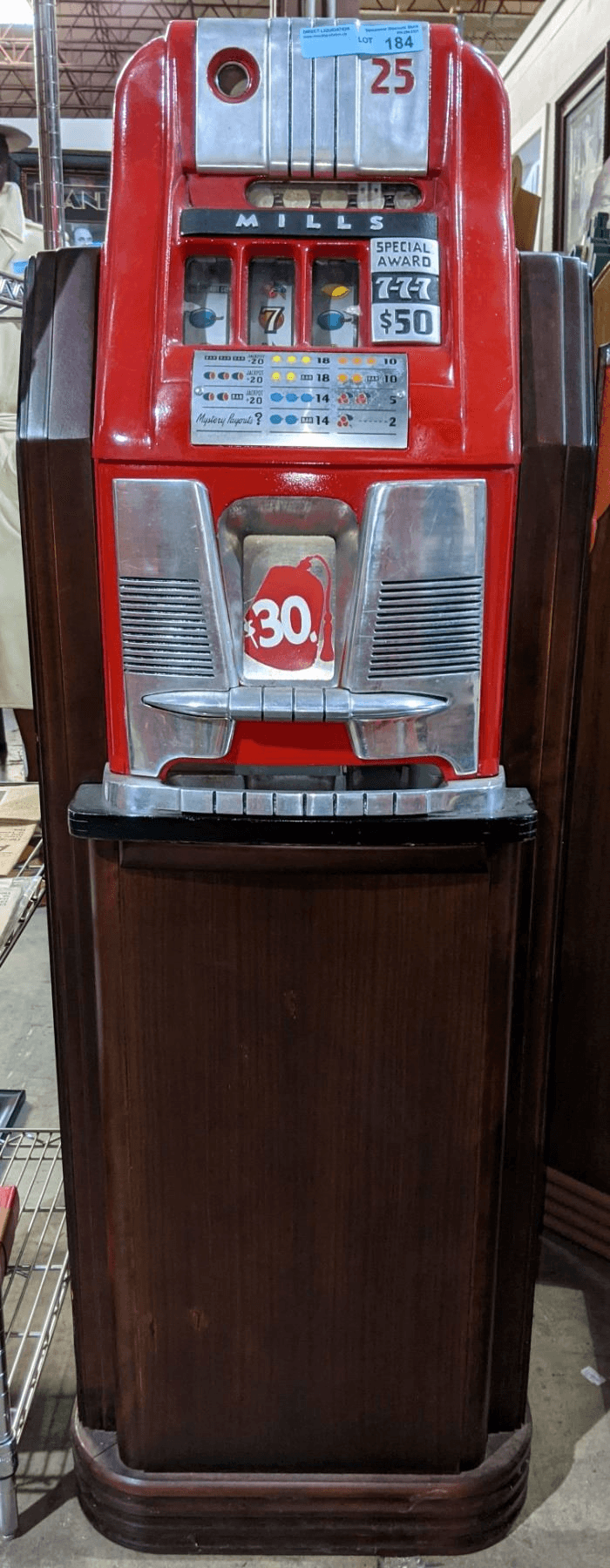Mills slot machine restoration