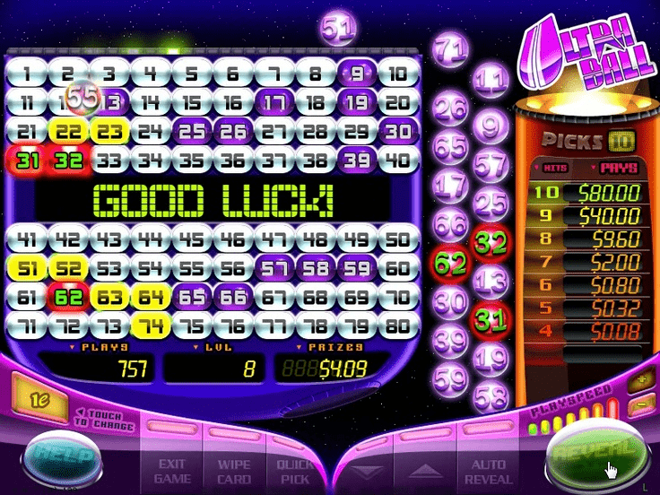 Keno slot machines games