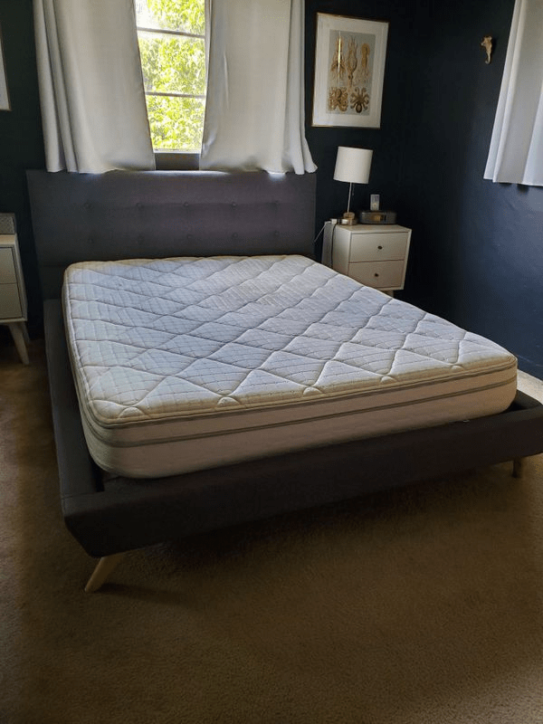 Short queen sleep number bed