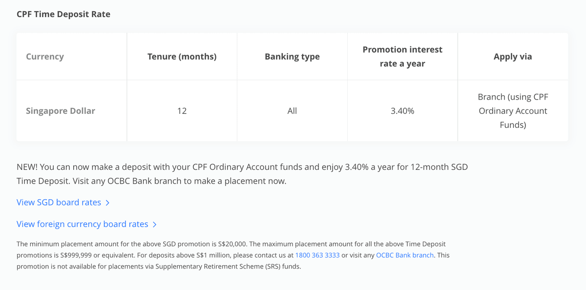 Ocbc fixed deposit rate promotion
