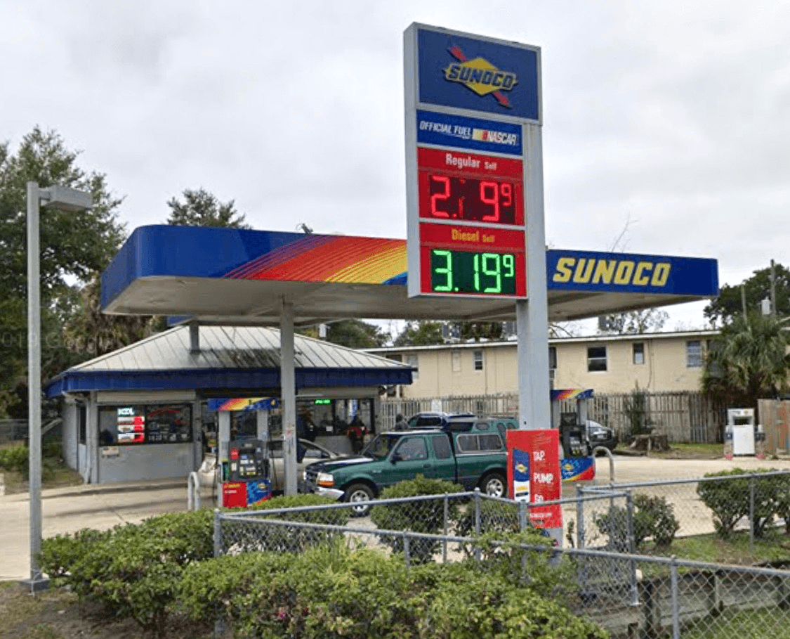 Gas station near q casino