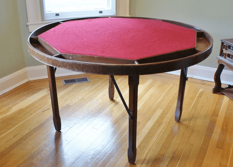 Octagon poker table folding legs