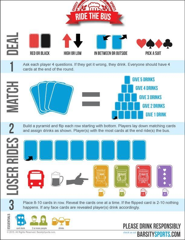 Two player drinking card games