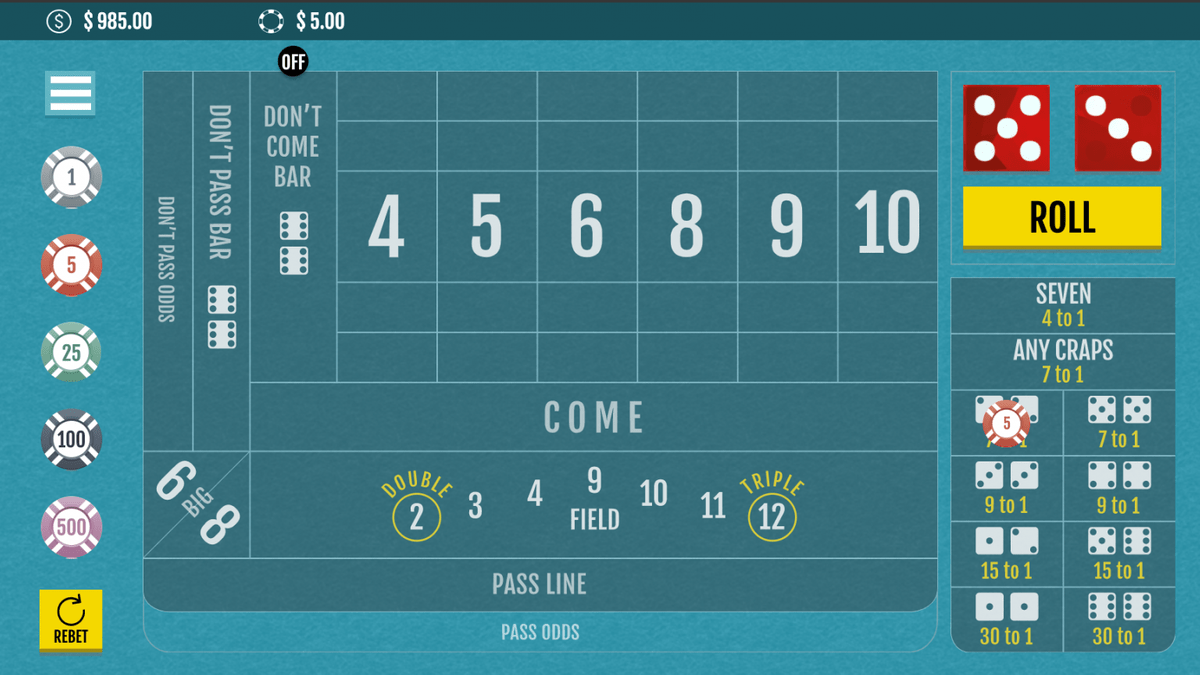 How to bet on craps and win