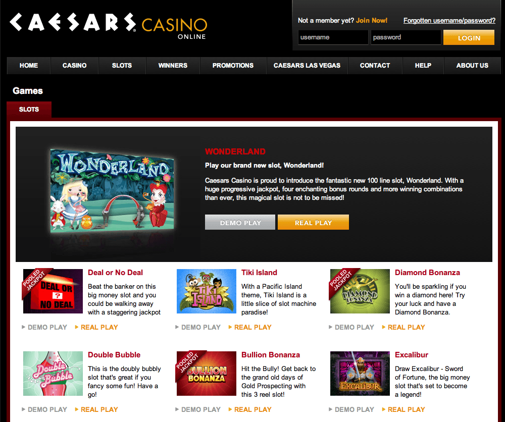 Caesar casino online bonus code