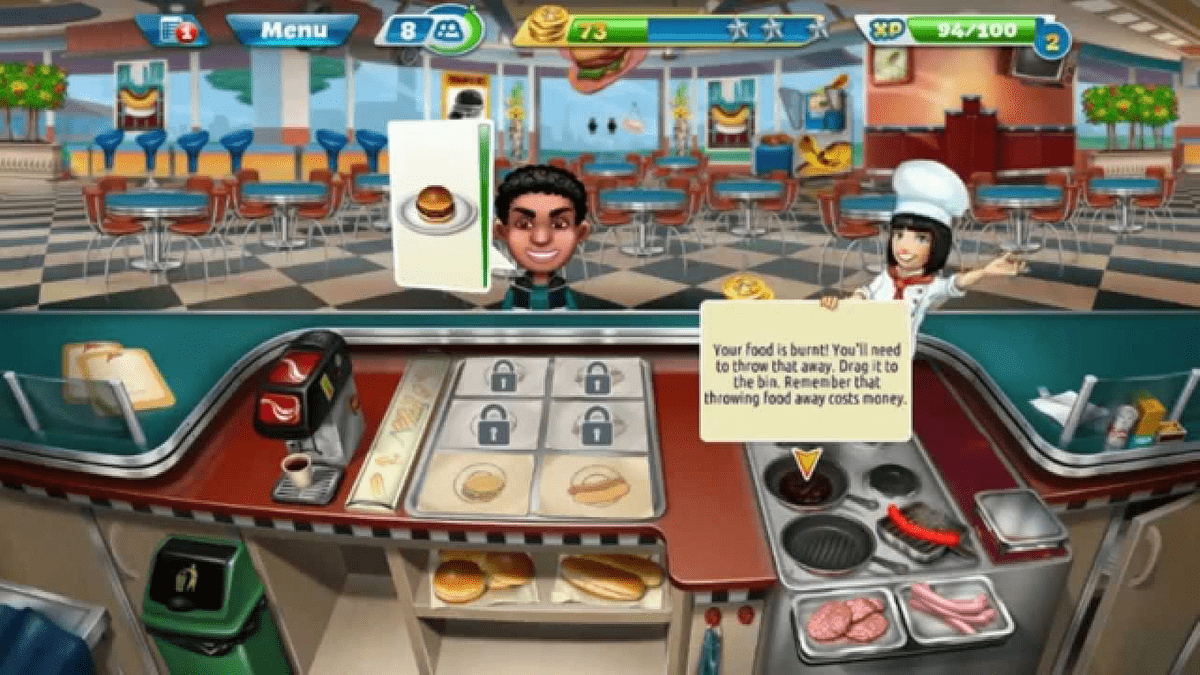 Free food games on cool math