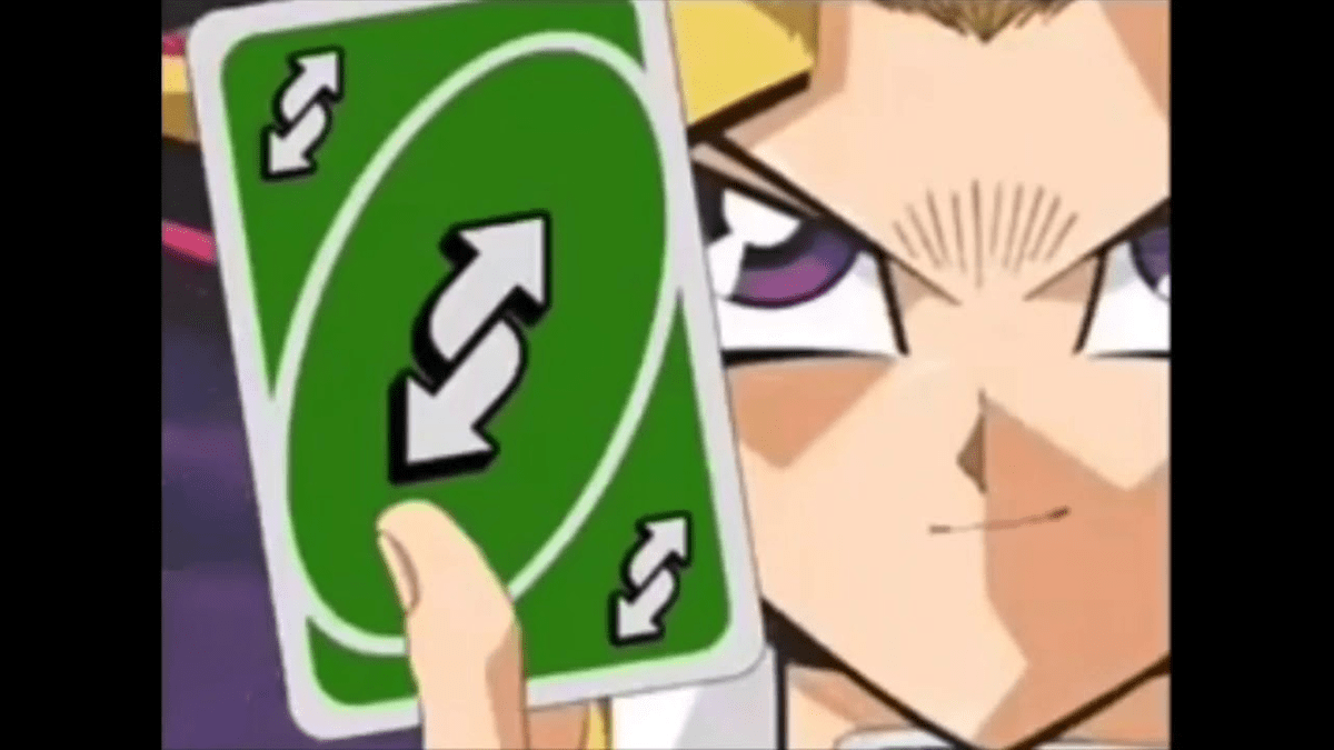 Reverse card from uno