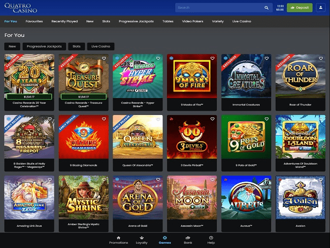 Quatro Casino Canada 🎖️ Quatro Casino login