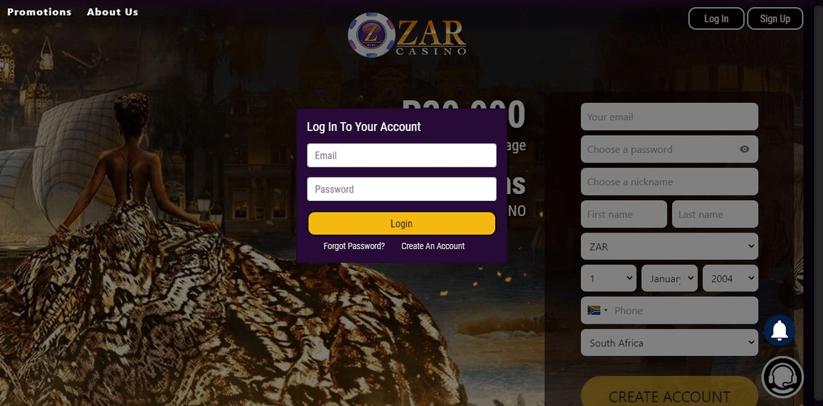 Zar casino bonus codes