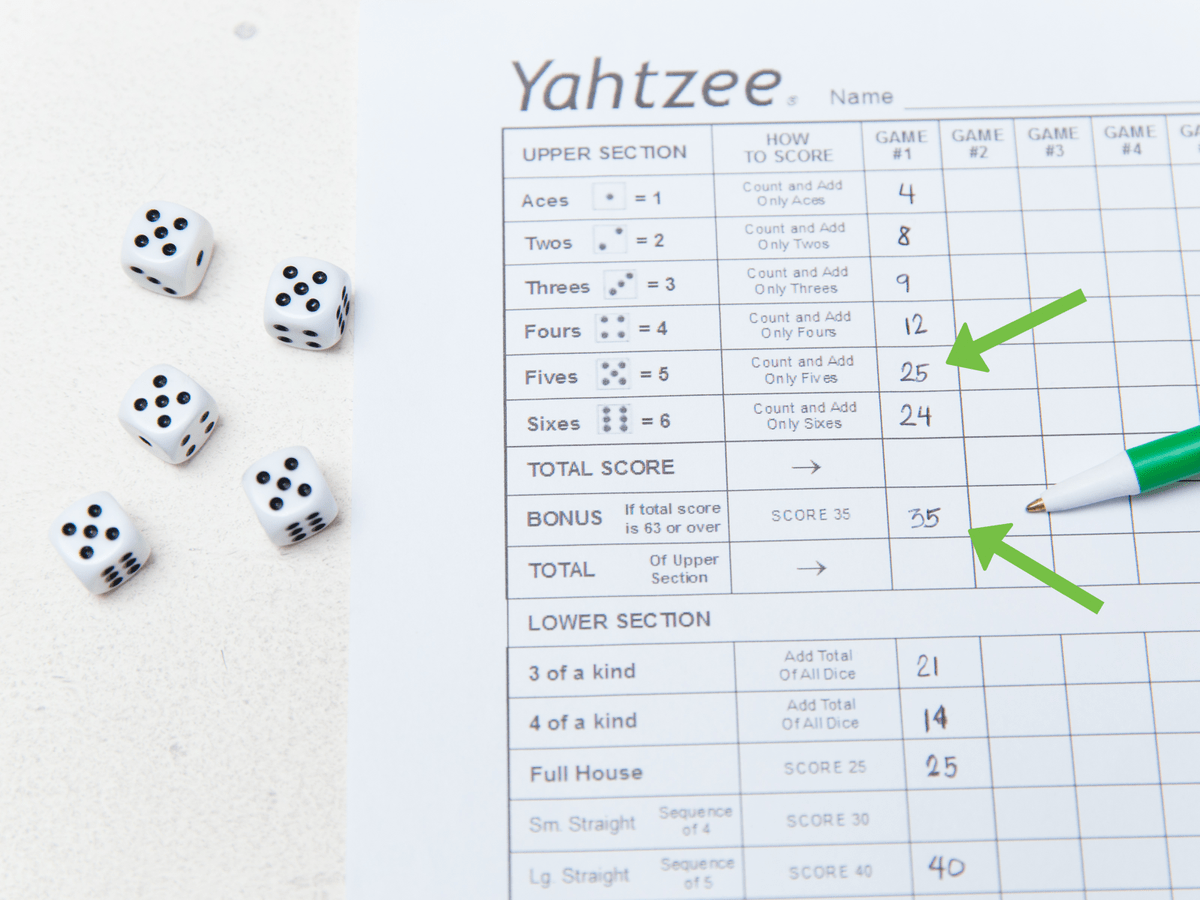 Play yahtzee games online free
