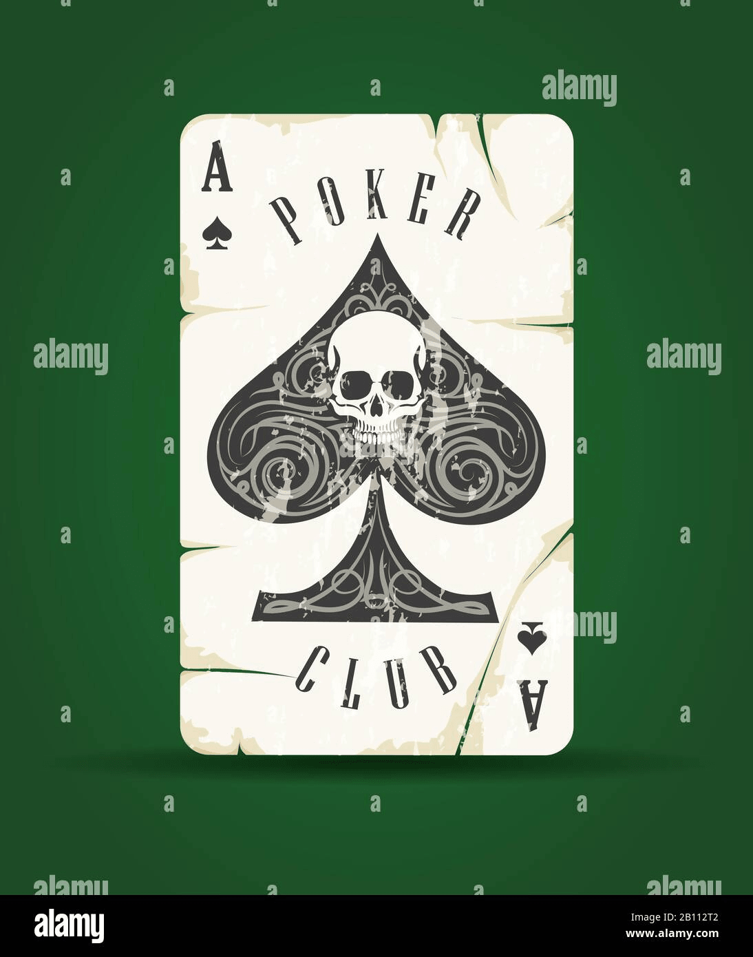 Poker ace of spades