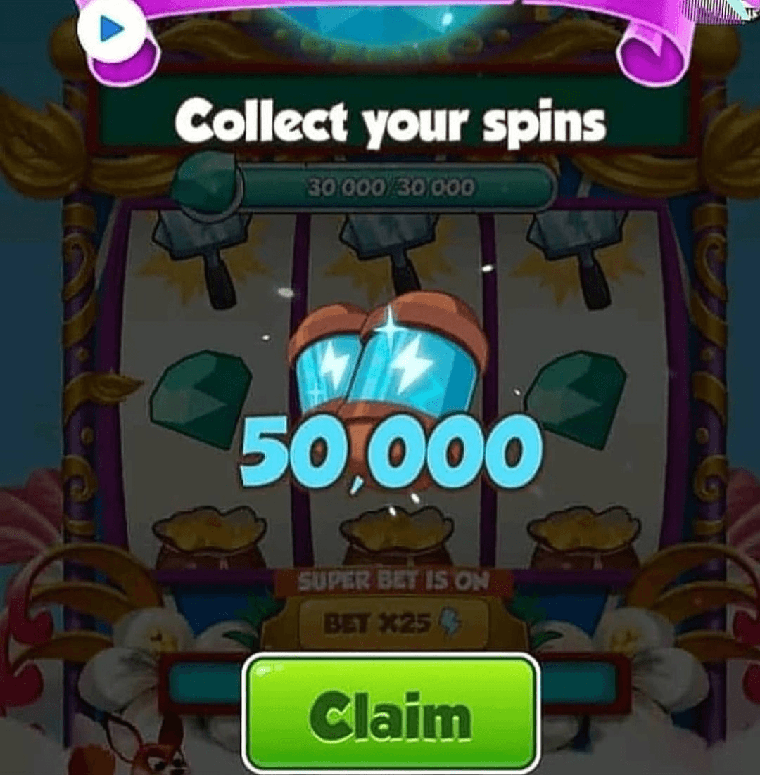 Free coin master spins today