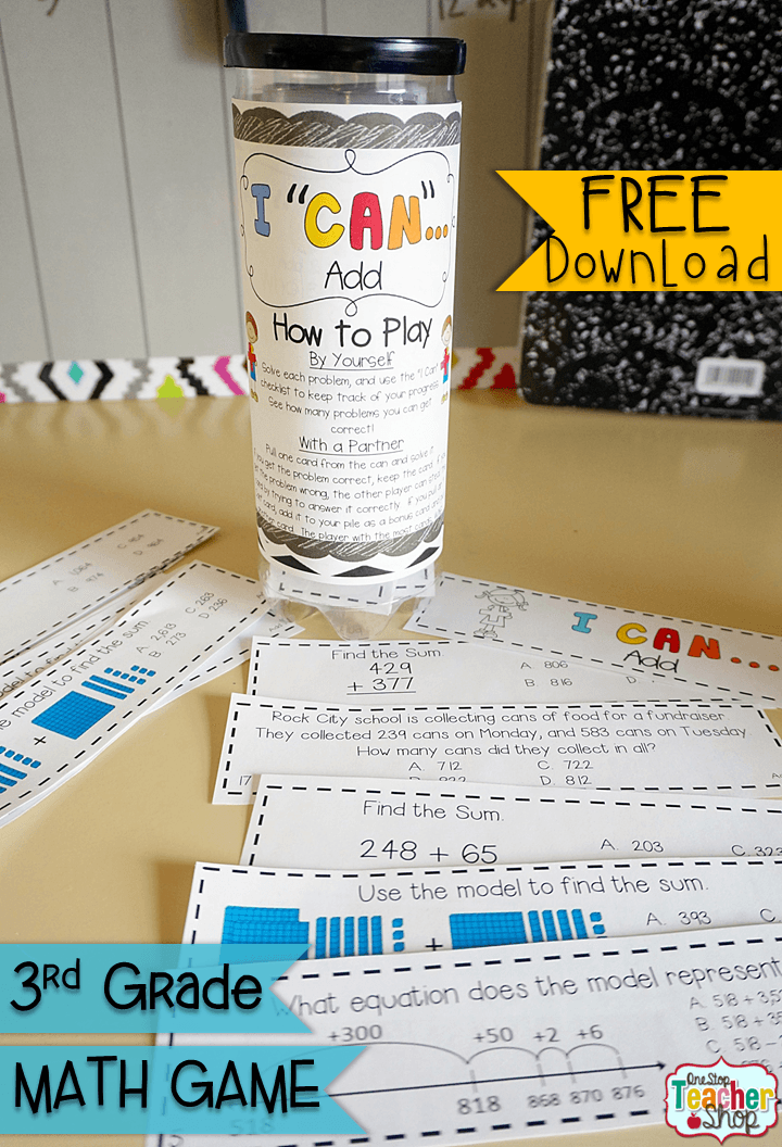 Free math games for 3rd grade