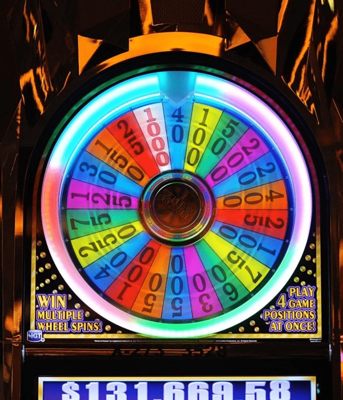 Spinning wheel casino game