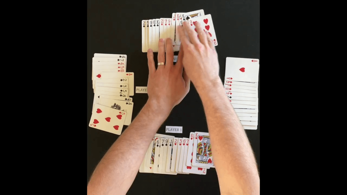 Card game rules for playing 21