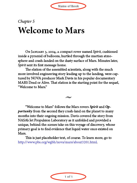 Indesign to epub reflowable text is funny