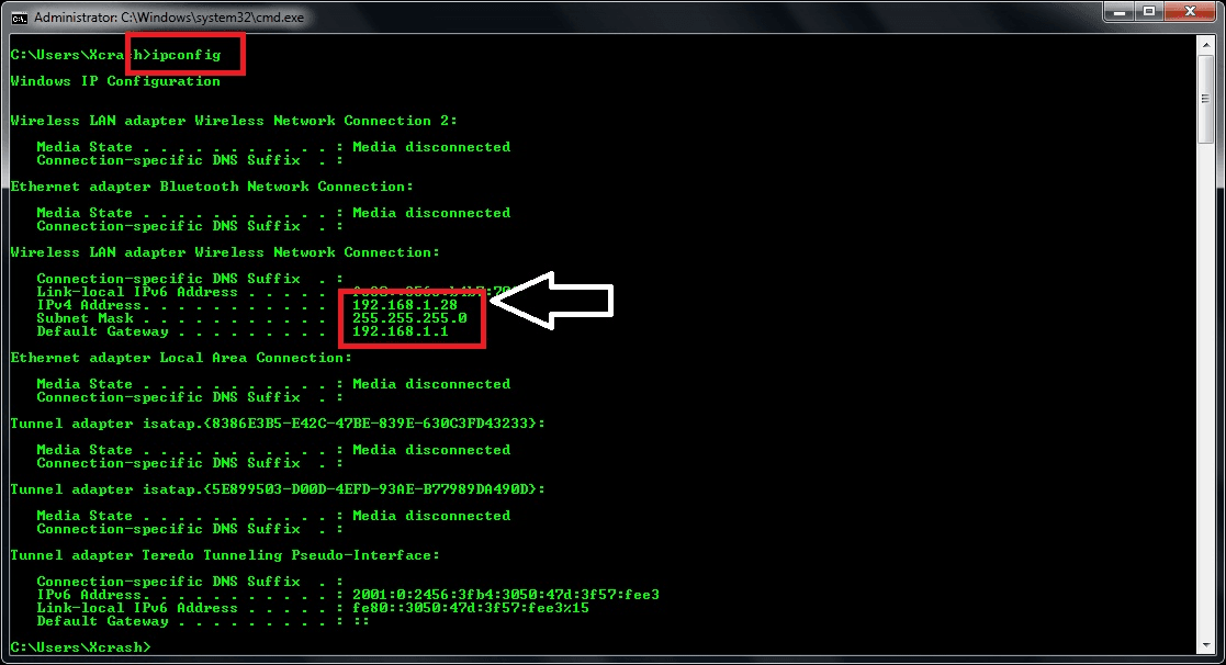 Convert mac address to ip cmd