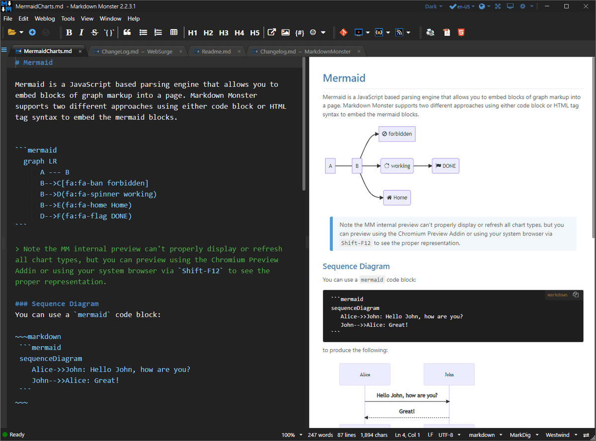 Python generate markdown table of contents
