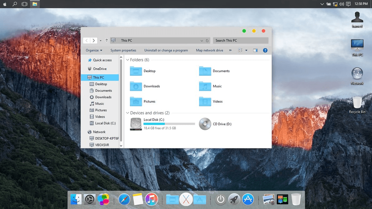 Mac theme download for pc